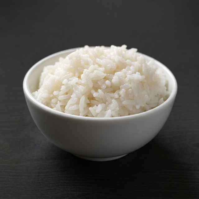 Steamed Rice.