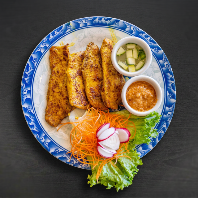 Chicken Satay (4 pcs).